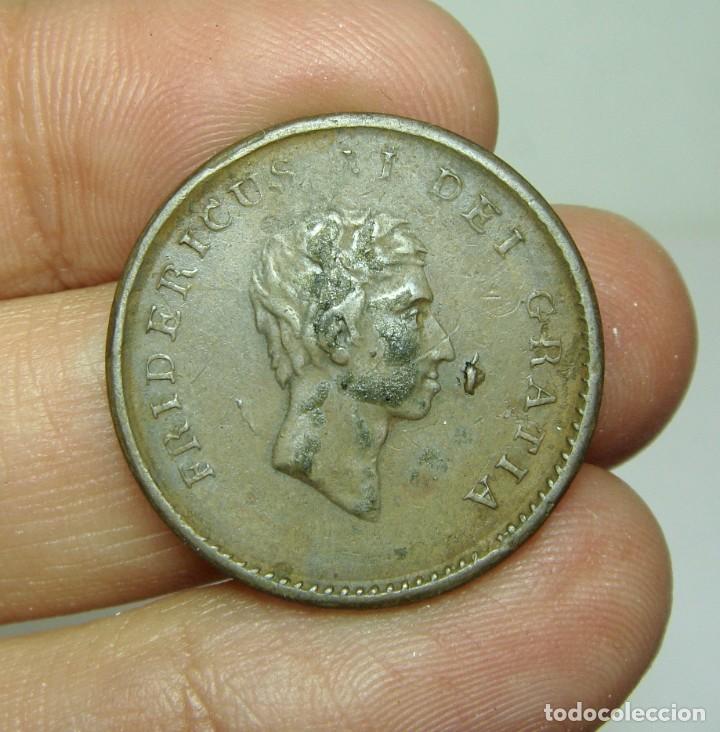 Monedas antiguas de Europa: 2 Skilling. Dinamarca - 1810 - Foto 2
