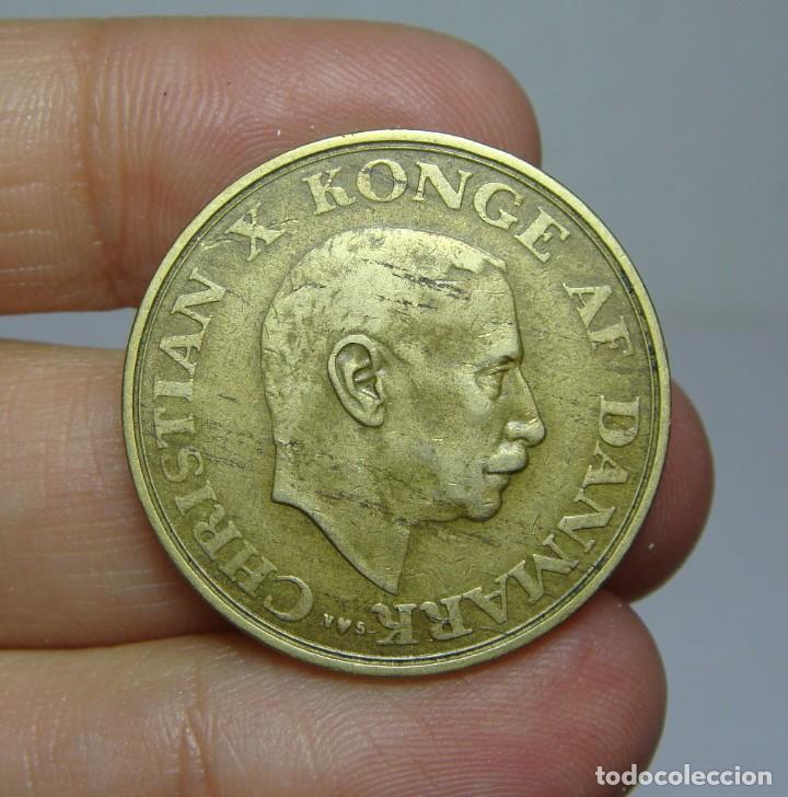 Monedas antiguas de Europa: 1 Krone. Dinamarca - 1944 - Foto 1
