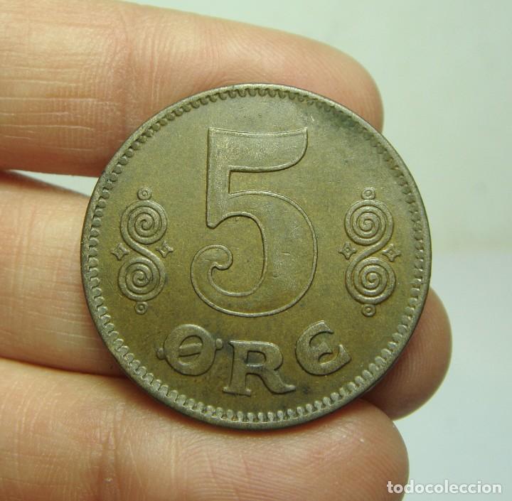 Monedas antiguas de Europa: 5 Ores. Dinamarca - 1920 - Foto 2