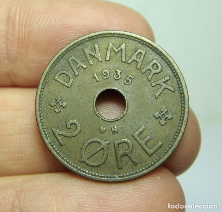 Monedas antiguas de Europa: 2 Ore. Dinamarca - 1935 - Foto 2