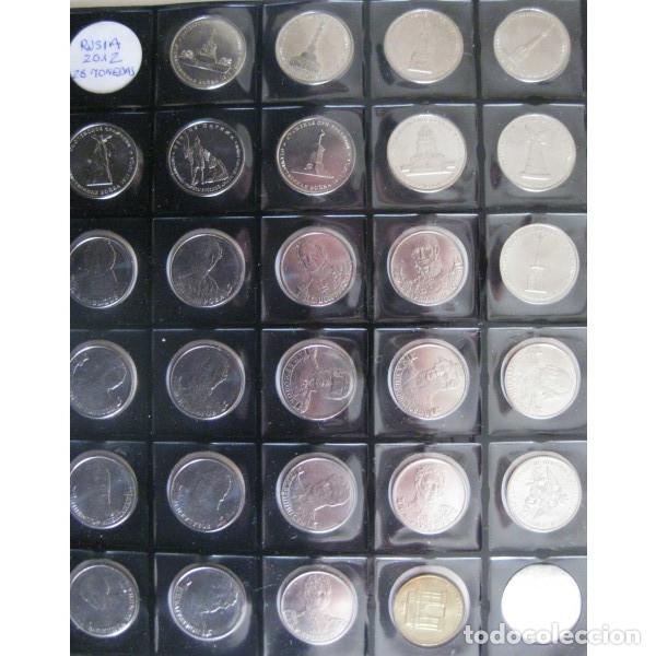 Monedas antiguas de Europa: Rusia, Set de 28 monedas ''200 Aniv. de la Victoria'' (17 x 2 Rublos, 10 x 5 y 1 x 10). Nuevas.