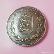 Monedas antiguas de Europa: MONEDA-GRAN BRETAÑA-GUERNESEY-8 DOUBLES-1914-COBRE-BUEN ESTADO.. Lote 43015873