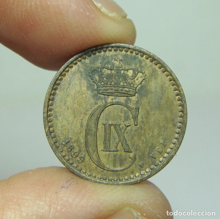 Monedas antiguas de Europa: 1 Ore. Dinamarca - 1899 - Foto 1