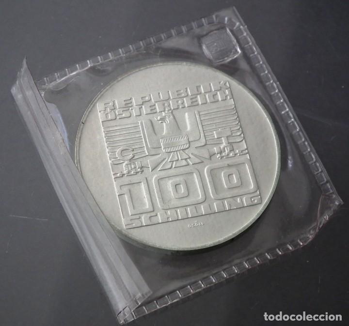 Monedas antiguas de Europa: MONEDA DE PLATA AUSTRIA 100 SCHILLING DE 1978 - Foto 2