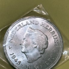 Monedas antiguas de Europa: MONEDA DE 10 DIEZ GULDEN 1945 1970 PLATA HOLANDA MUY BUENA CONSERVACION. SE ENVÍA LA MONEDA DE LA FO