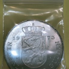 Monedas antiguas de Europa: MONEDA DE 10 DIEZ GULDEN 1973 PLATA HOLANDA MUY BUENA CONSERVACION.
