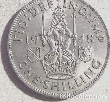 Monedas antiguas de Europa: moneda de inglaterra ano 1948 - Foto 1