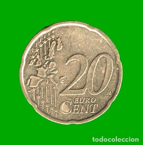 Alte M&uuml;nzen aus Europa: moneda de belgica 20 centavos de euro ano 2000 usada