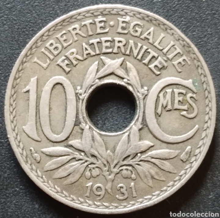 Monedas antiguas de Europa: MONEDA - FRANCIA 10 CENTIMOS 1931 - Foto 1