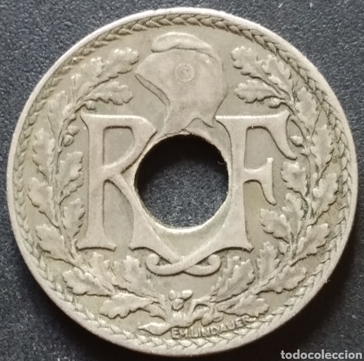 Monedas antiguas de Europa: MONEDA - FRANCIA 10 CENTIMOS 1924 - Foto 2