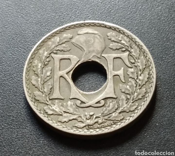 Monedas antiguas de Europa: MONEDA - FRANCIA 10 CENTIMOS 1924 - Foto 4