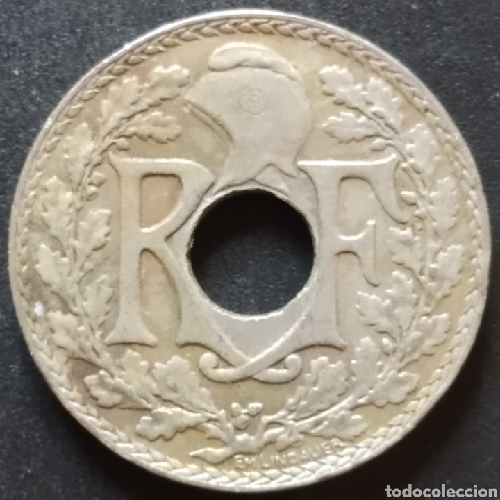 Monedas antiguas de Europa: MONEDA - FRANCIA 10 CENTIMOS 1921 - Foto 2