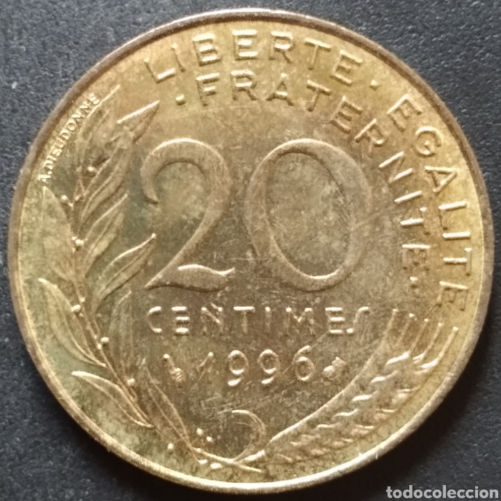 Monedas antiguas de Europa: MONEDA - FRANCIA 20 CENTIMOS 1996 - Foto 1