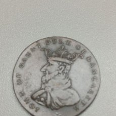 Monedas antiguas de Europa: MONEDA TOKEN 1792 GRAN BRETAÑA JUAN DE GAUNT LANCASTER HALFPENNY 29 MM. COBRE-ESTRELLA CANTO GRABADO. Lote 332134203