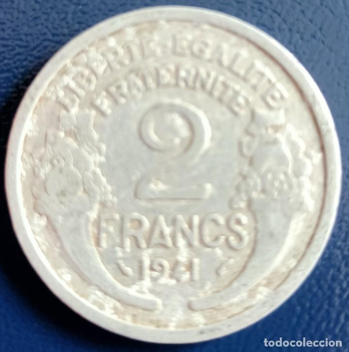 Monedas antiguas de Europa: 2 Francs 1941 - Francia - Foto 1