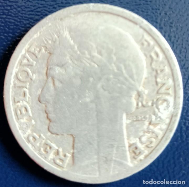 Monedas antiguas de Europa: 2 Francs 1941 - Francia - Foto 2