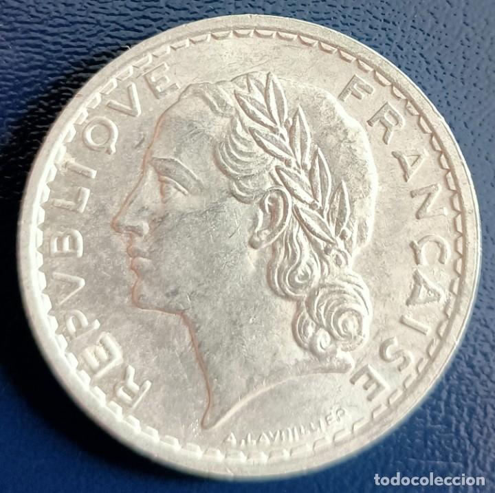 Monedas antiguas de Europa: 5 Francs 1950 - Francia - Foto 2