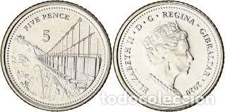 Monedas antiguas de Europa: GIBRALTAR 2020 5 PENCE - Foto 1