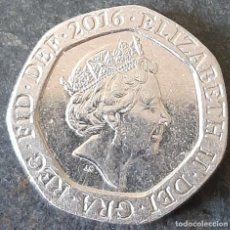 Monnaies anciennes de Europe: REINO UNIDO 2016 MONEDA DE 20 PENCE. Lote 334636013