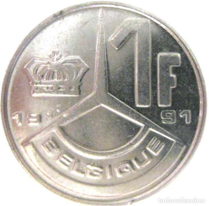 Alte M&uuml;nzen aus Europa: B&eacute;lgica, 1 Franco 1991 -BELGIQUE- KM#170./ La de las fotos.