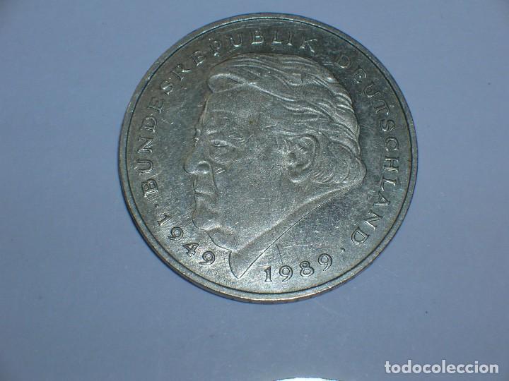 Alte M&uuml;nzen aus Europa: ALEMANIA- 2 MARCOS STRAUSS 1990 G (6687)