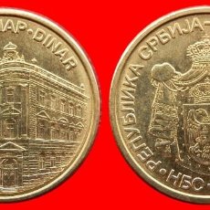 Monedas antiguas de Europa: 1 DINAR 2007 SIN CIRCULAR SERBIA-5257SC. Lote 338677098