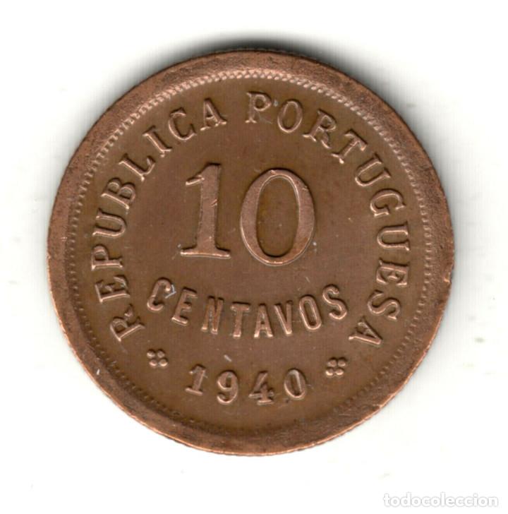 PORTUGAL 10 CENTAVOS 1940 REPUBLICA PORTUGUESA (Numismática - Extranjeras - Europa)