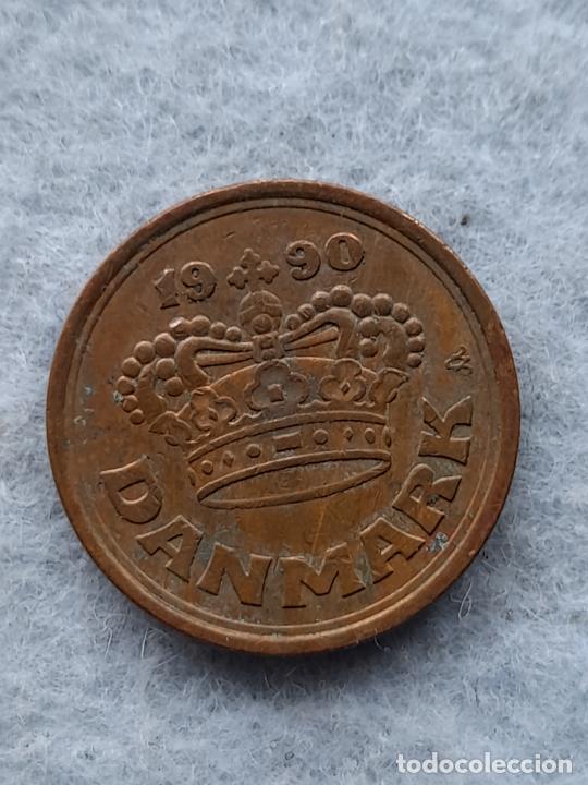 Monedas antiguas de Europa: Dinamarca. 50 Ore. A&ntilde;o 1990. - Foto 2