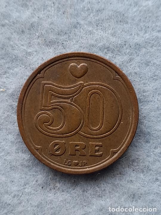 Monedas antiguas de Europa: Dinamarca. 50 Ore. A&ntilde;o 1990. - Foto 1