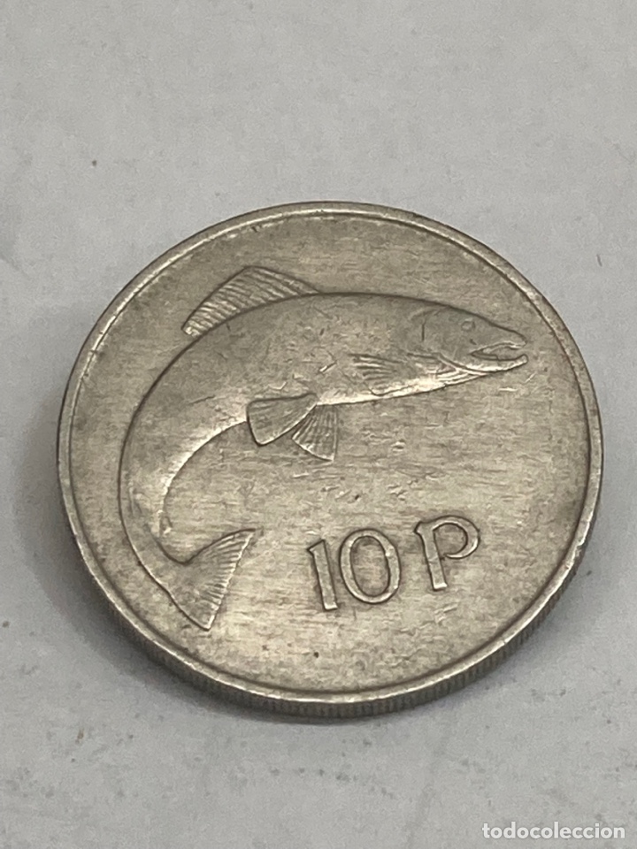 Monedas antiguas de Europa: Moneda 10P EIRE 1969 /L66 - Foto 1