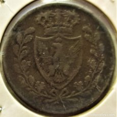 Monedas antiguas de Europa: REINO DE CERDEÑA (1816-1868) - 5 CENTESIMOS 1826 - REY CARLOS FELIX - 10 GR. DE COBRE - KM#127. Lote 341035103