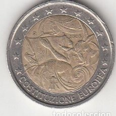 Monedas antiguas de Europa: ITALIA 2 EUROS 2005. CONSTITUCIÓN EUROPEA.. Lote 341041503