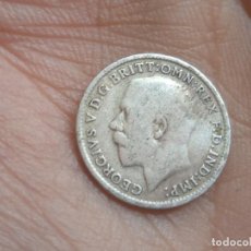 Monedas antiguas de Europa: REINO UNIDO. 3 PENCE DE PLATA DE 1915. Lote 341353888