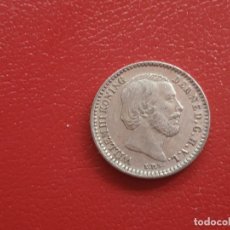 Monedas antiguas de Europa: HOLANDA. 10 CENTS DE PLATA DE 1876. RARA. WILLEM III. Lote 341359183