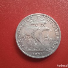 Monedas antiguas de Europa: PORTUGAL, 10 ESCUDOS 1954. PLATA. Lote 341360023