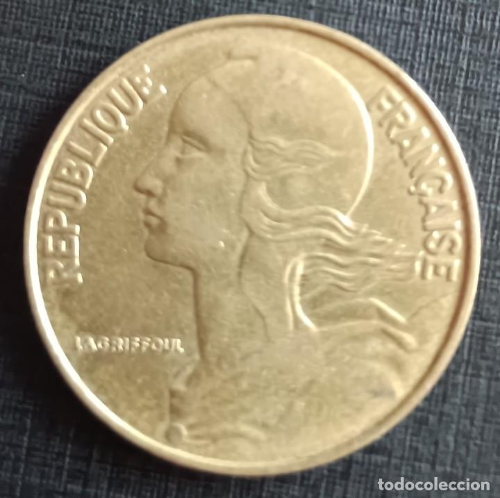 Monedas antiguas de Europa: 20 centimes 1972 - Francia - Foto 2