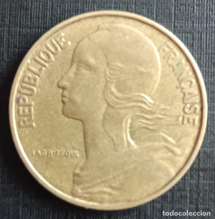 Monedas antiguas de Europa: 20 centimes 1968 - Francia - Foto 2