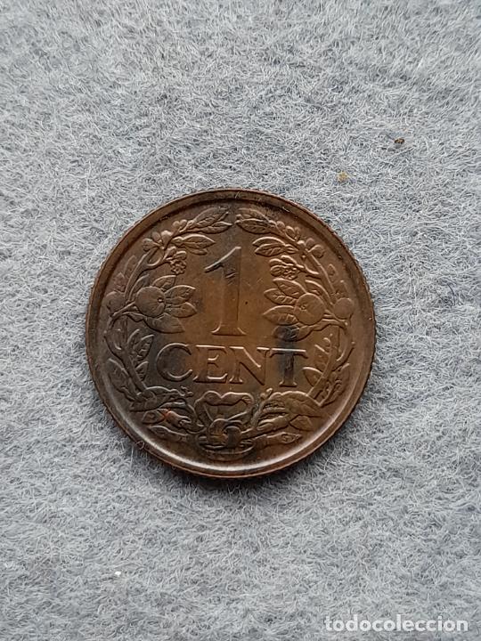 Monedas antiguas de Europa: Holanda. 1 C&eacute;ntimo. A&ntilde;o 1941 - Foto 2