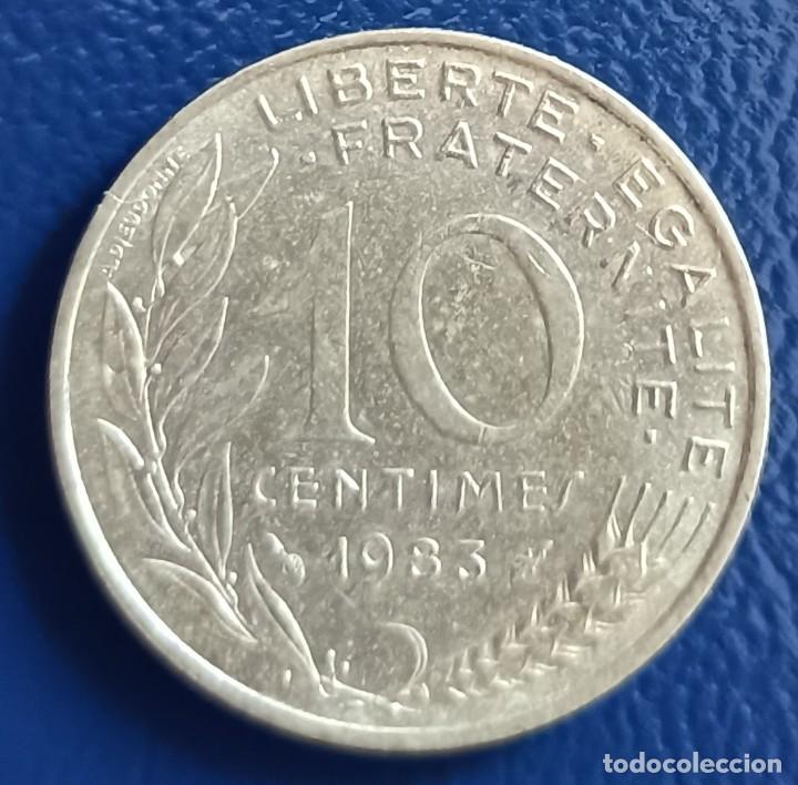 Monedas antiguas de Europa: 10 centimes 1983 - Francia - Foto 1