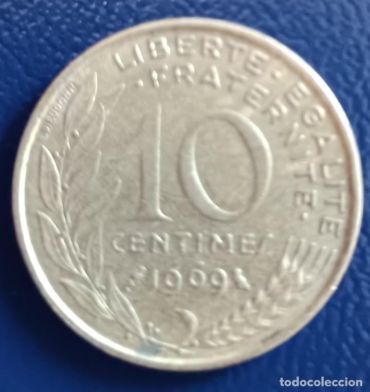 Monedas antiguas de Europa: 10 centimes 1969 - Francia - Foto 1