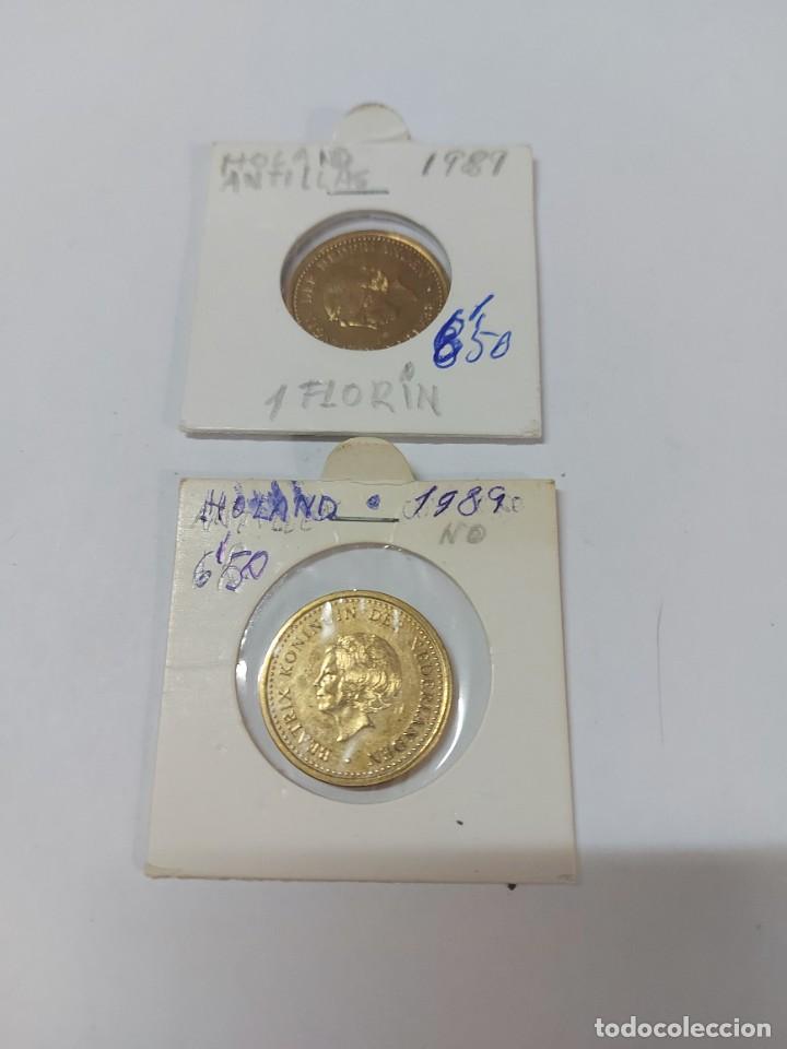 Monedas antiguas de Europa: 2 monedas holanda a&ntilde;o 1989 - Foto 1