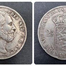 Monedas antiguas de Europa: MONEDA. HOLANDA. WILLEM III KONING. 2 1/2 GULDEN. 1862. VER FOTOS