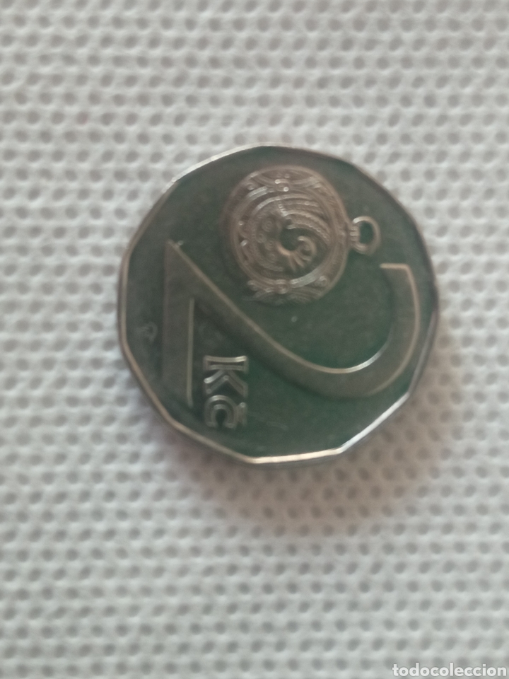 Monedas antiguas de Europa: Rep&uacute;blica Checa moneda 2 coronas 1996 - Foto 2