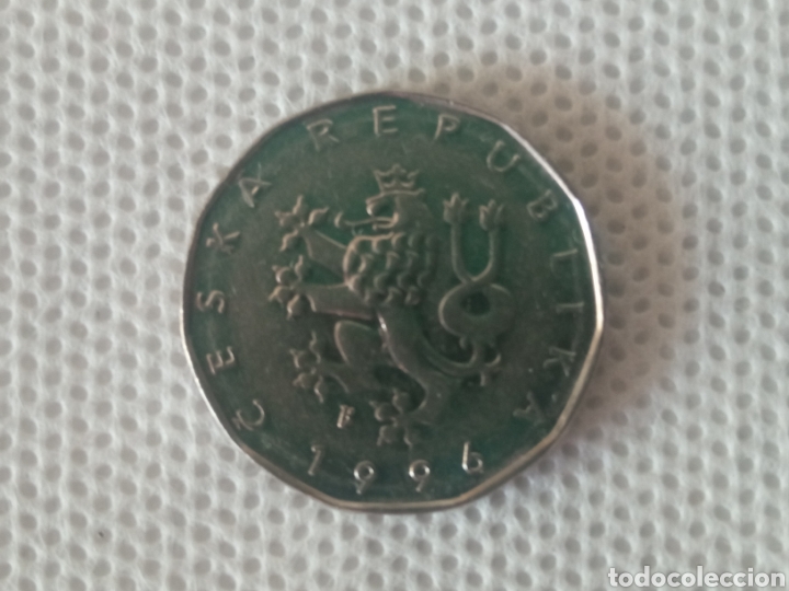 Monedas antiguas de Europa: Rep&uacute;blica Checa moneda 2 coronas 1996 - Foto 1