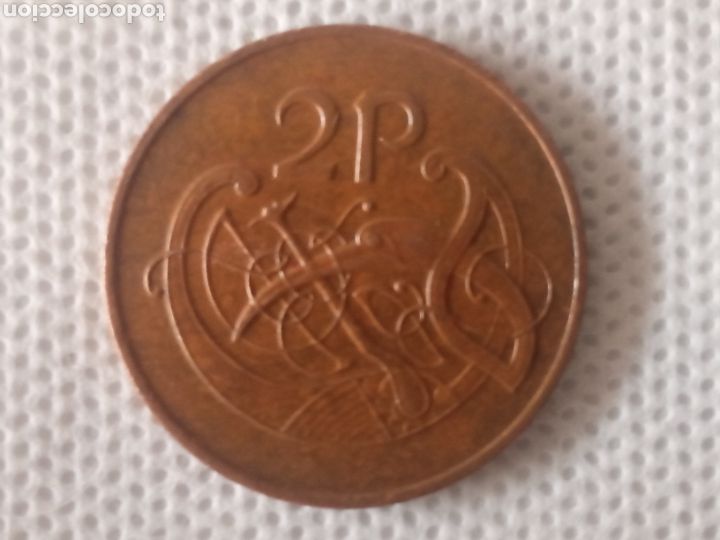 Monedas antiguas de Europa: Irlanda moneda 2 pence 1982 - Foto 1