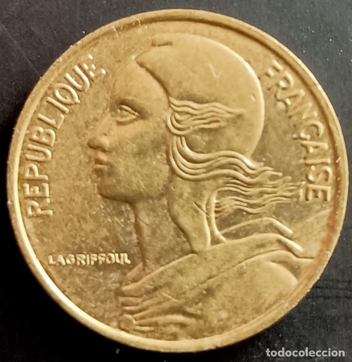 Monedas antiguas de Europa: 5 centimes 1992 - Francia - Foto 2