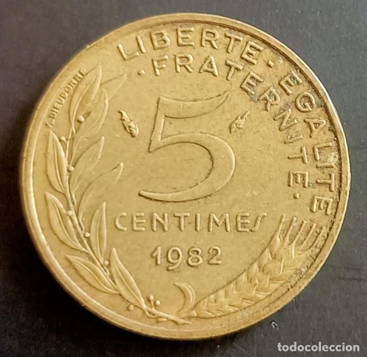 Monedas antiguas de Europa: 5 centimes 1982 - Francia - Foto 1