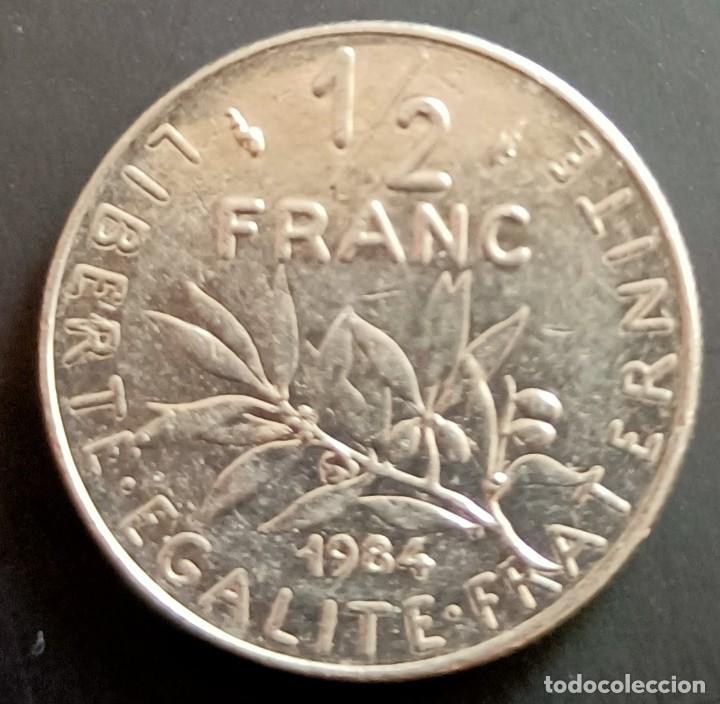 Monedas antiguas de Europa: 50 centimes 1984 - Francia - Foto 1