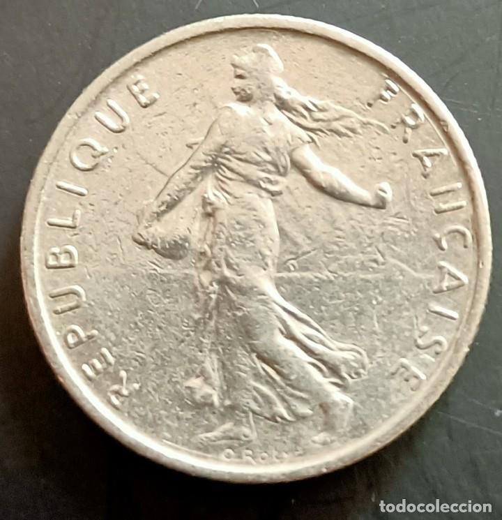 Monedas antiguas de Europa: 50 centimes 1966 - Francia - Foto 2