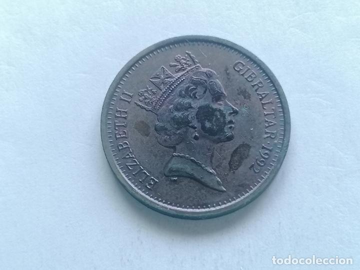 Monedas antiguas de Europa: MONEDA TWO PENCE 1992, GIBRALTAR - Foto 1